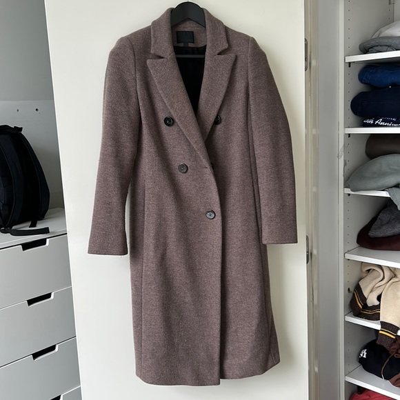 INTERMIX Jackets & Blazers - Intermix private label wool coat mauve taupe small